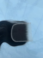 Virgin Hair 4x4 closure Straight