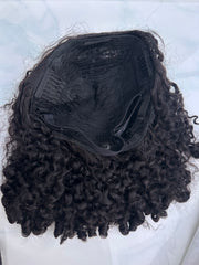 Half Pineapple Curly Wig