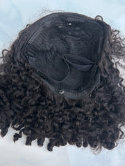 Half Pineapple Curly Wig