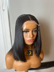 Super double drawn wig 4x4 closure wig