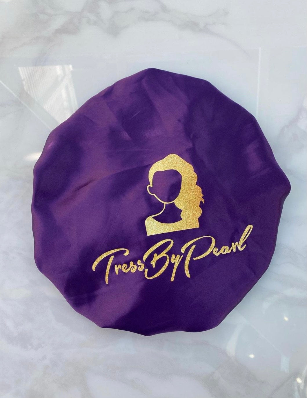 Purple Silk Bonnet