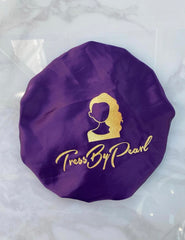 Purple Silk Bonnet